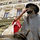 Ławeczka Tuwima przy ul. Piotrkowskiej