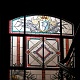 Ul. Piotrkowska 86 - witraż na klatce schodowej.