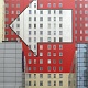 Elewacja wieżowca na Łódzkim Manhattanie.