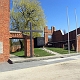 Na dziedzińcu Muzeum Tradycji Niepodległościowych w Łodzi
oddział Radogoszcz, Muzeum Martyrologii i Walki.