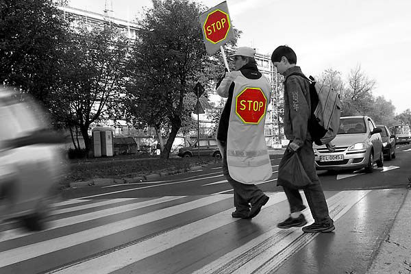 Foto: Ul. Sporna - jak�e cz�sto wykonujemy prost�, a przy tym szalenie odpowiedzialn�  prac� ... 