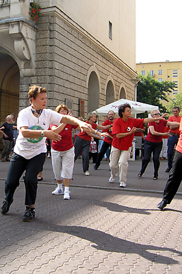 Foto: Tai Chi na ul. Piotrkowskiej 