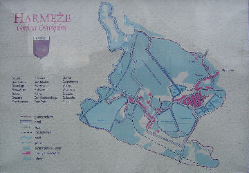 mapa Harmezy